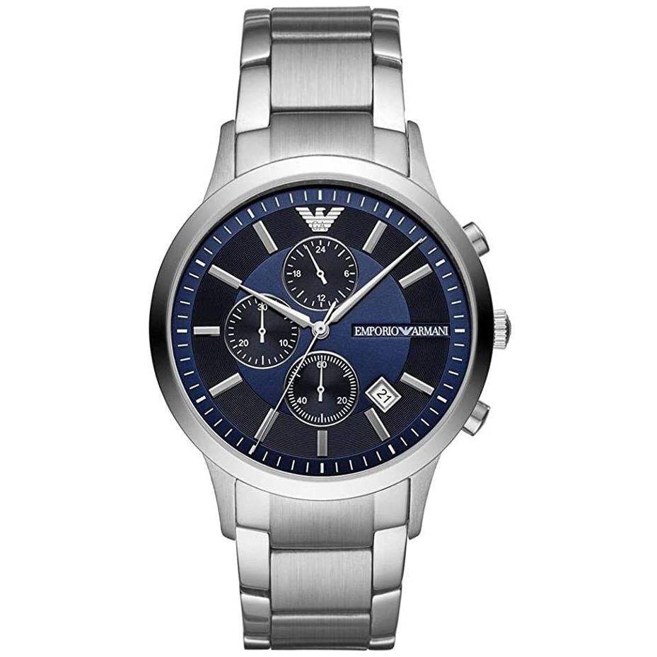 Emporio Armani Men's Blue Chronograph Watch - AR11164